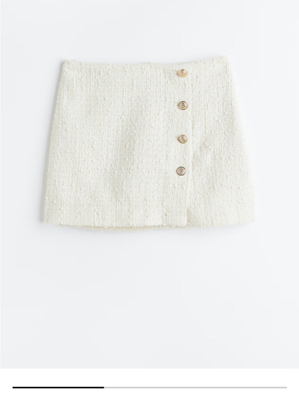 NWT H&M Ivory Miniskirt| Womens 14